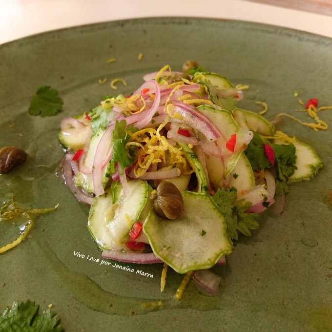 ceviche de abobrinha
