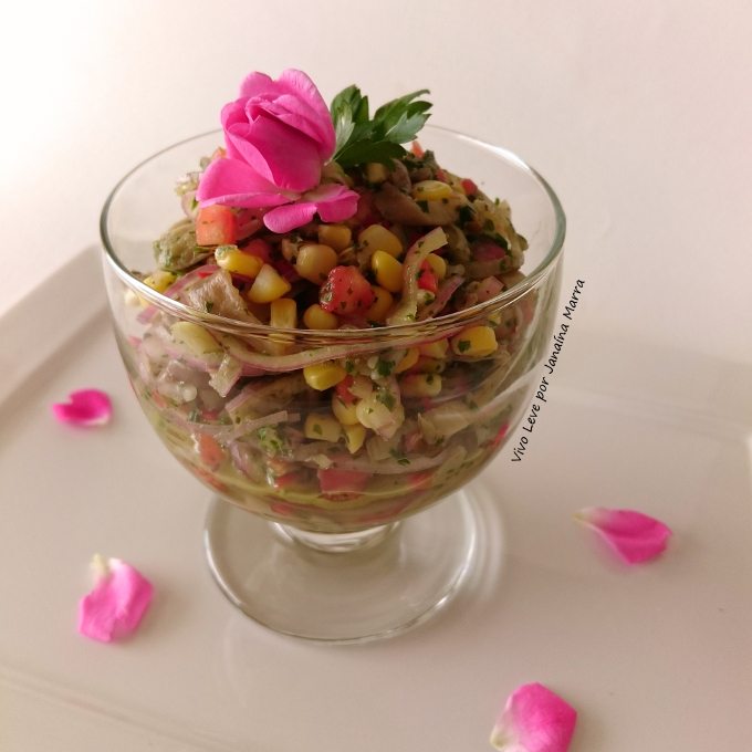 ceviche de cogumelos