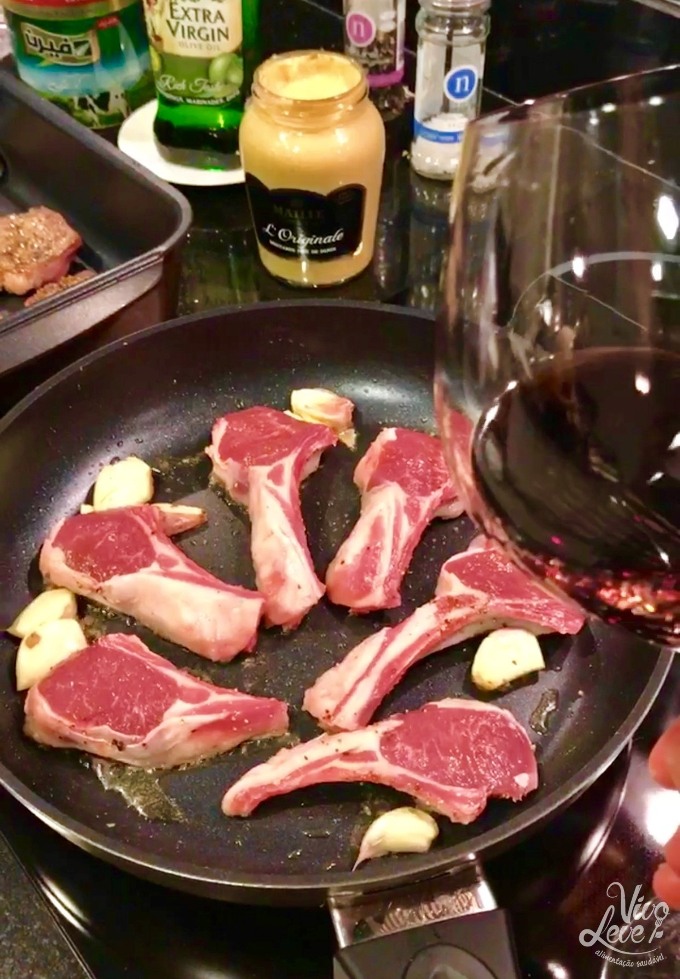 receita de costeleta de cordeiro