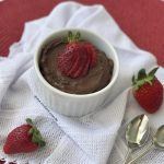 mousse de chocolate com biomassa banana verde