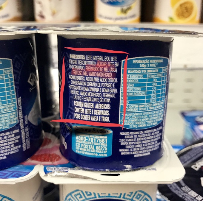 como escolher iogurte natural