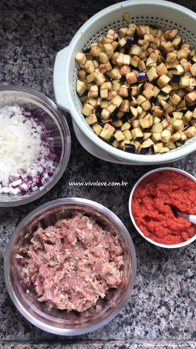 ingredientes berinjela low carb