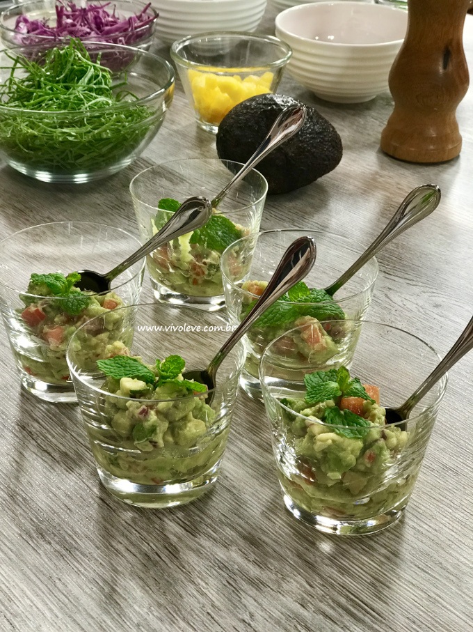 receita guacamole vivo leve